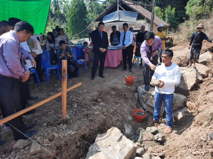 Foto: Suasana Peletakan batu pertama dua bulan lalu 